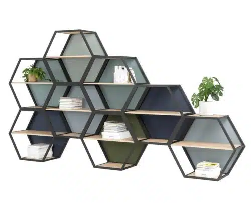 Nest Modular Seating & Storage - an 8 module shelving configuration