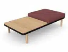 Neve Seating bench seat with table NEV2.BT