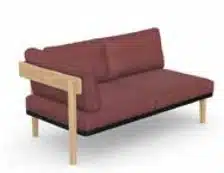 Neve Seating two seat sofa with right hand side arm NEV2.RSA