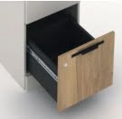 Nomad Lockers Accessories - Drawer shown with rimlock SLK-1DW-RM left or right lock position