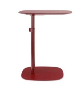 Nota Table adjustable height with a soft rectangle top and base PLTBR