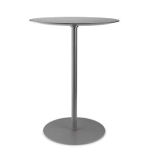 Nota Table fixed height with a round top and base PLTAF