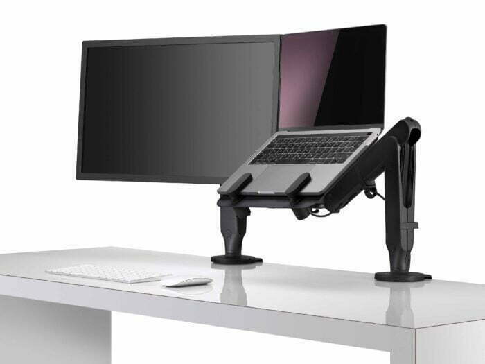 Ollin Laptop And Tablet Mount Plus Dual Screen