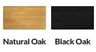 Ora Chair 4 leg wooden frame finishes - natural oak or black