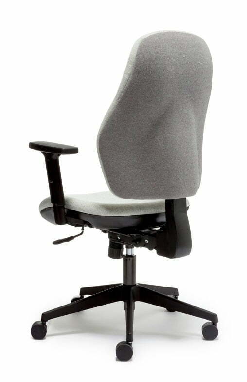 Orthopaedica 100 Series Back Care Chair With Adjustable Arms - Rear Side View