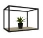 Palisades II Zone Divider Accessories - faux potted succulent plant with shelf PPL