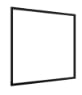 Palisades II Zone Divider screen style large square frame 600x600mm