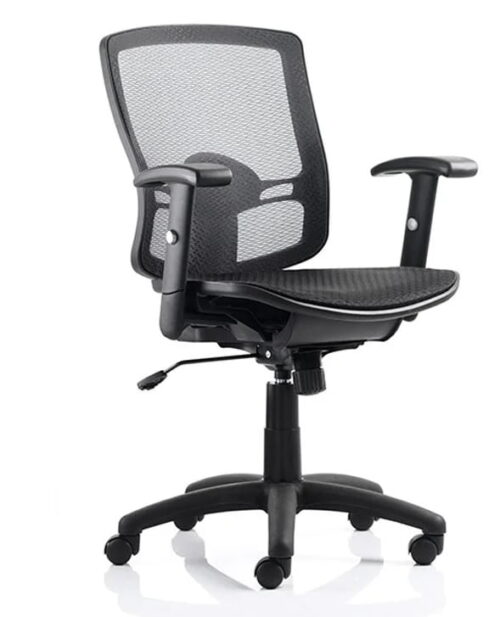 Palma Task Chair With Mesh Seat And Back Plus Adjustable Height Arms