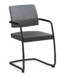 Panache Meeting Chair with three quarter back and chrome cantilever frame PANACHE/2