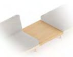 Pausa Modular Seating Accessories -joining table PSA02