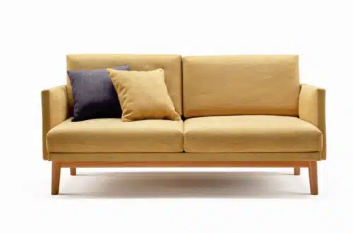 Pausa Modular Seating two seater sofa with arms and optional loose cushions