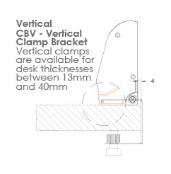 Pearl Power Module vertical clamp bracket diagram