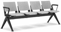 Pila Beam Seating With Four Ply Seats And Arms PLP-ASSSSA