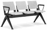 Pila Beam Seating With Three Ply Seats And Arms PLP-ASSSA