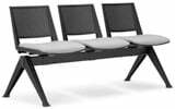Pila Beam Seating With Three Upholstered Seats And No Arms PLU-SSS