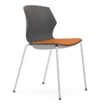 Pimlico Chair 4 leg no arms with upholstered seat pad PM-03