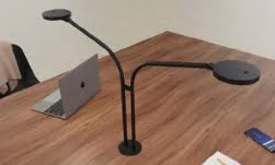 Plenti Table lighting accessory - Loola integrated black LED task lamp PTFIXDBLLIGHTBLK