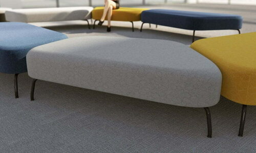Polka Modular Soft Seating In Reception Area