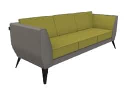 Polly Soft Seating low back three seater sofa - 3 seat low