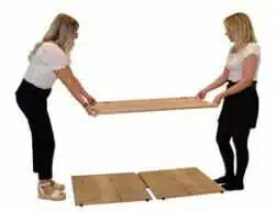 Pop Home Working Desk Assembly Instructions - Put The Top To One Side