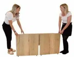 Pop Home Working Desk Assembly Instructions - Stand The Base Up