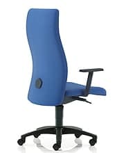 Pro-Activ Task Chair high back with height adjustable arms and black nylon base on castors PA15SYB