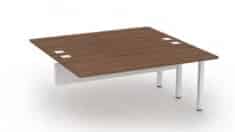 Pure Bench Desk double bench extension frame with two 800mm deep tops