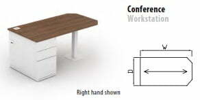 Pure Conference Workstation 800mm Deep