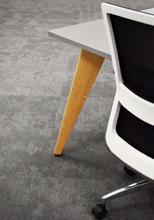 Pyramid Wood Bench Desk Close Up Of Leg Detail