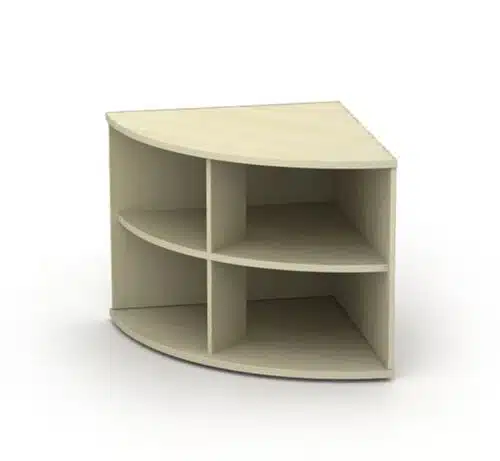 Radial End Storage Units 800mm wide with one fixed shelf RE8