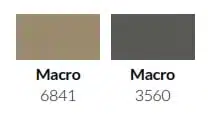 Retreat Zoning System fabric panel finish colours