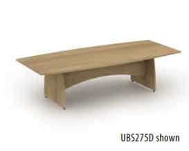 Reunion Panel End Meeting Tables boat shaped table UBS275D