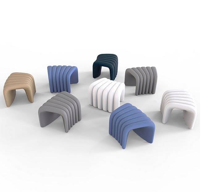 River Snake Breakout Seating 8 single modules in various colours