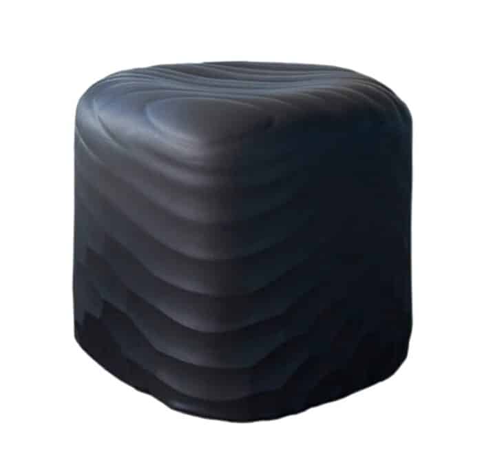 River Stone standard stool in black finish 903.00
