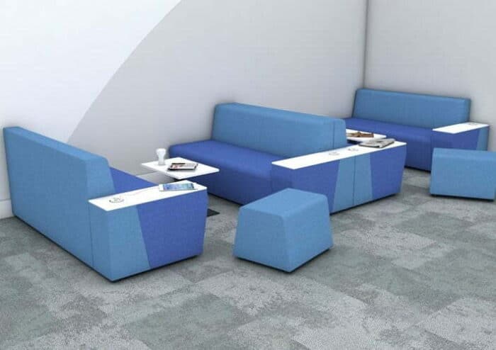 Roost And Perch Soft Seating Shown In Waiting Area