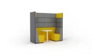 SESSION POD 09 Walled Back and Open Front 2 seater