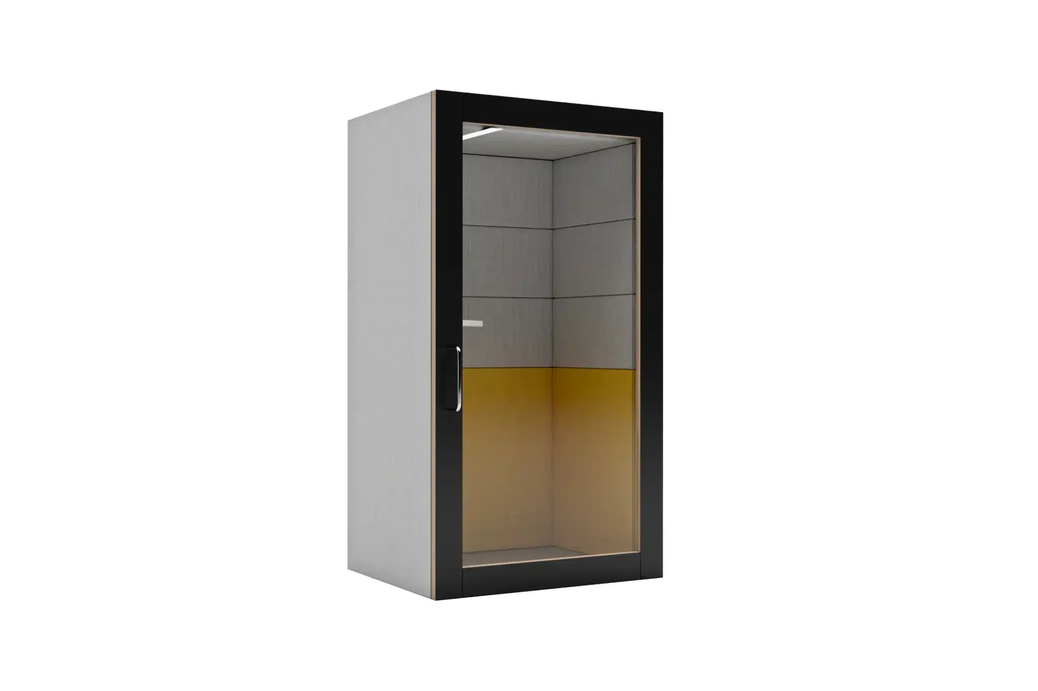 SESSION ACOUSTIC POD 11 U-GLASS DOOR and Walled Back - Standing