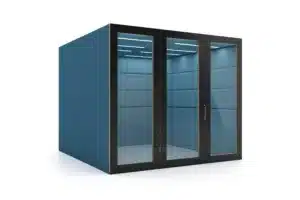 SESSION ACOUSTIC POD 15 U - GLASS DOOR - ROOM 2600 X 2700