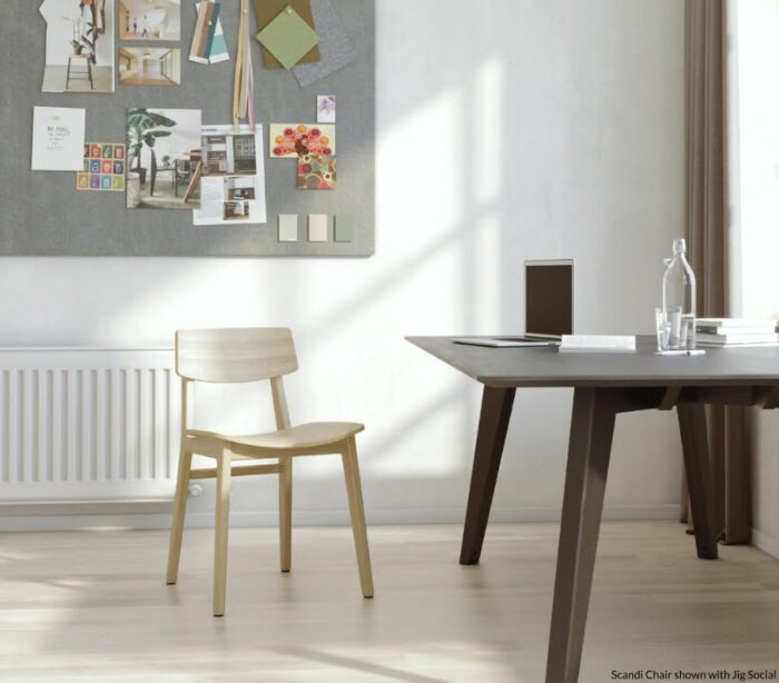 Scandi Breakout Chair At Meeting Table