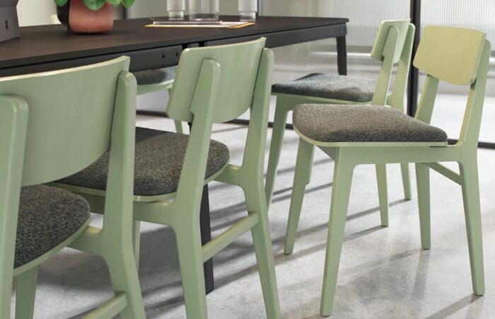 Scandi Breakout Chair - Green Frames