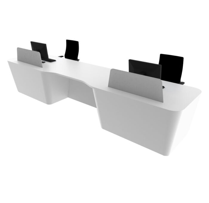 Share Reception Desk - H2 On white background
