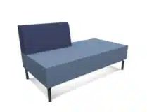 Skyline Seating two seat unit with right back SKY2/RB