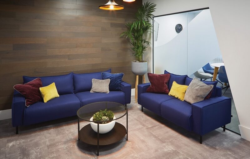 Snug Sofa Combines Simple Good Looks With Extreme Comfort