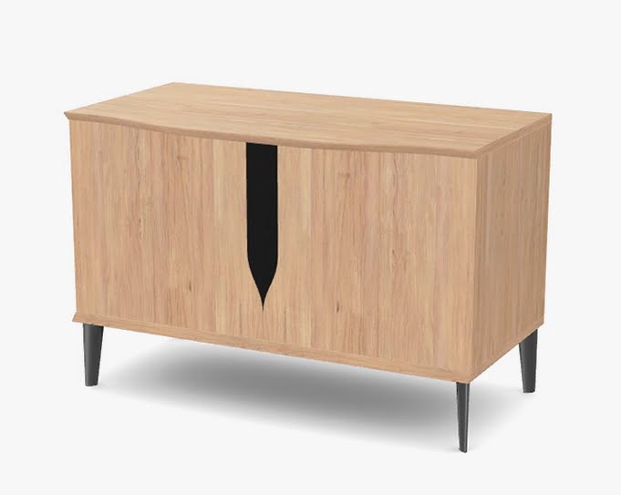 Solini Credenza low unit with two doors SOLU.1