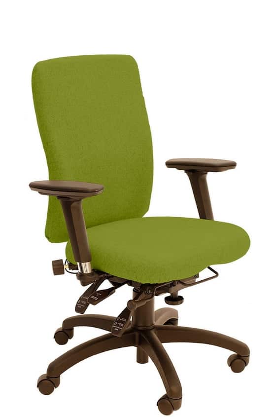 Spynamics Chair SD13 chair with green upholstery