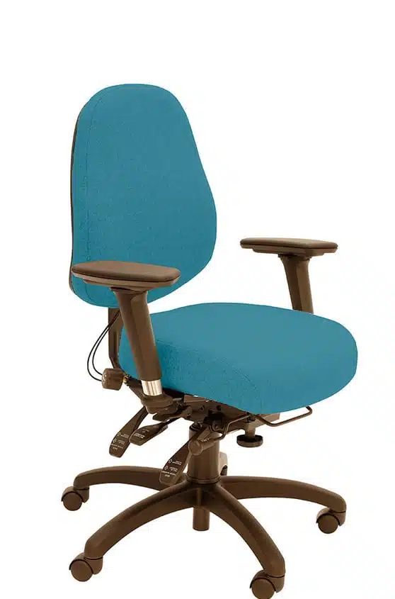 Spynamics Chair SD7 with teal upholstery
