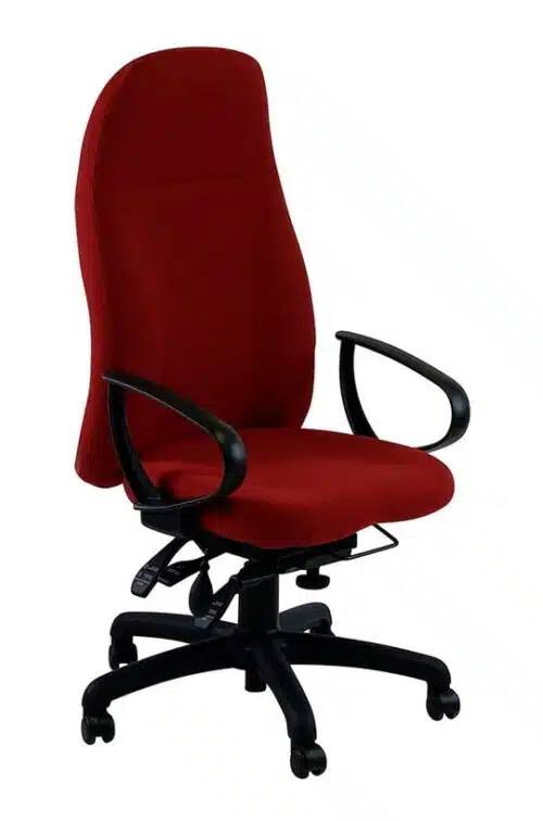 Spynamics SD11 Chair with fixed arms and black 5 sar base on castors