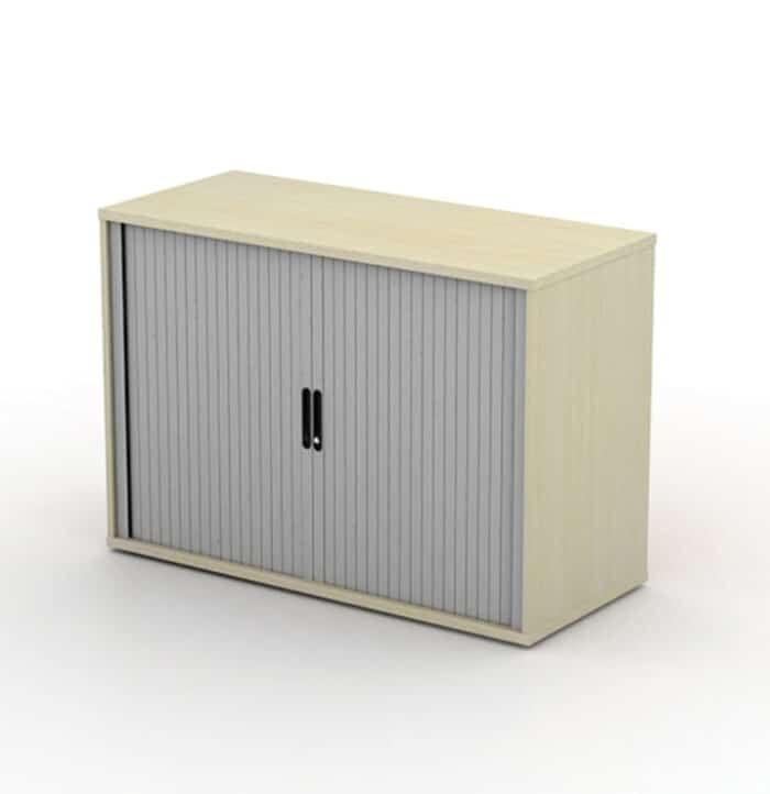 Tambour Cupboards 1200mm wide 847mm high side opening tambour unit ST812