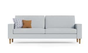 Target Seating - three seater sofa shown with optional loose cushions TG-3