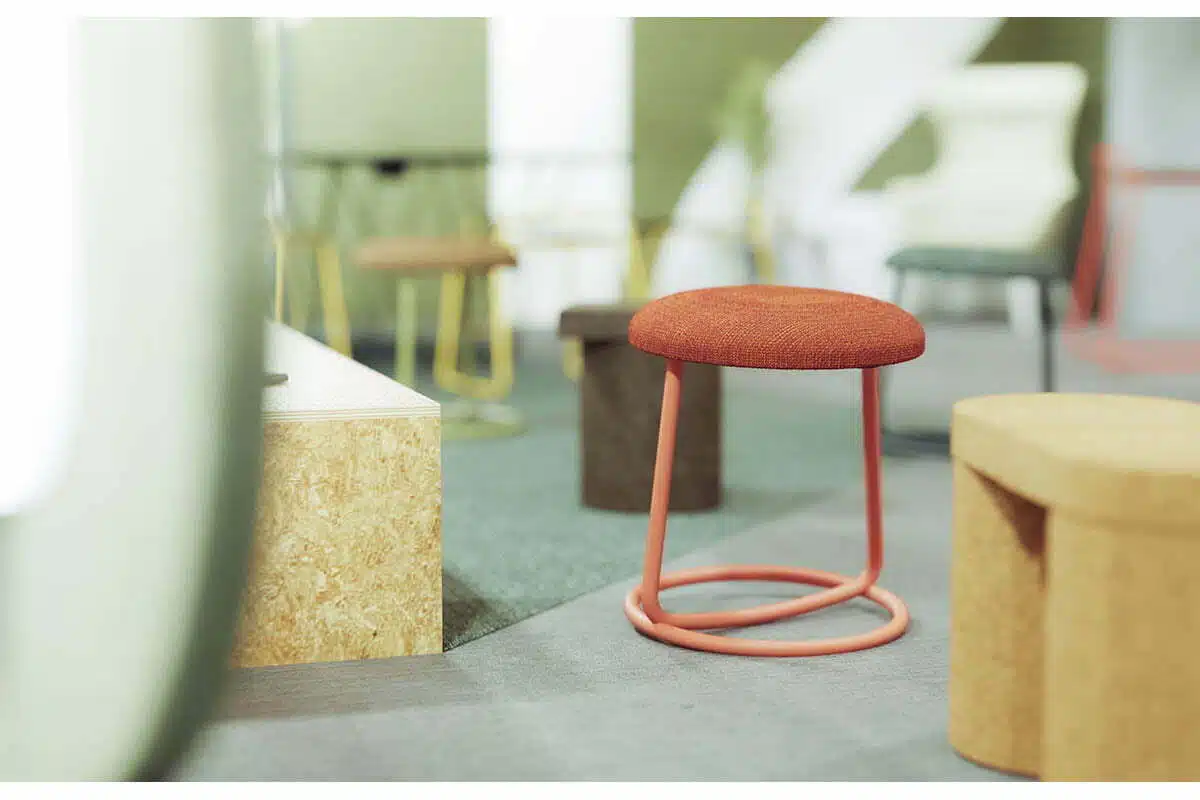 Tipsy Stool - Red